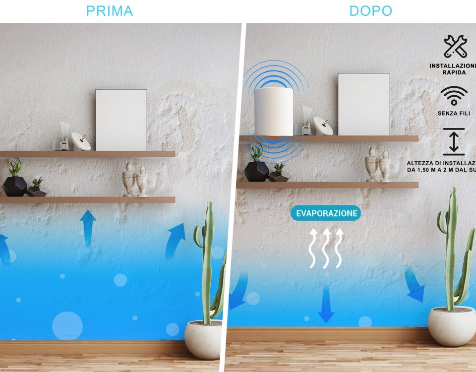 ATG - Dispositivo contro l'umidità nelle pareti